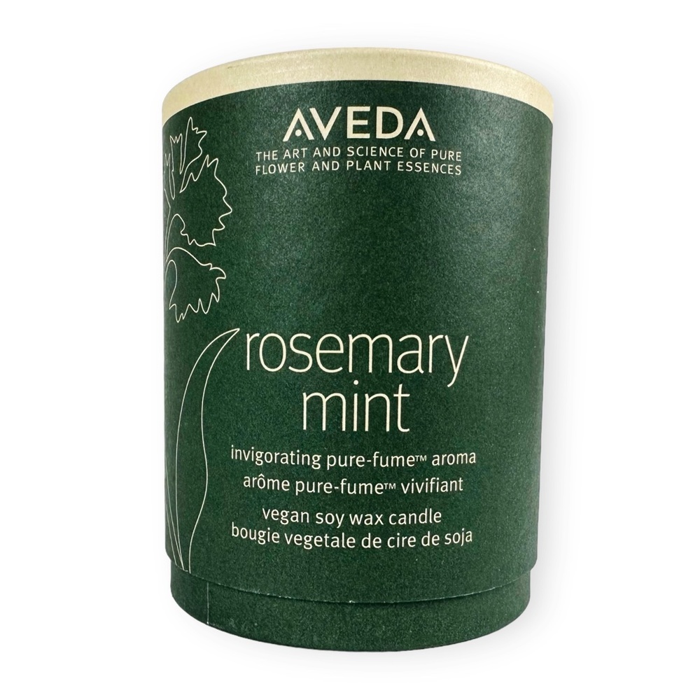 AVEDA Rosemary Mint Vegan Soy Wax Candle 7.8oz. NIB Invigorating Pure-fume Aroma - Picture 6 of 9